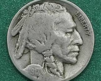 1917-S Buffalo Nickel Full Date