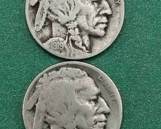 1919-D & 1919-S Buffalo Nickels