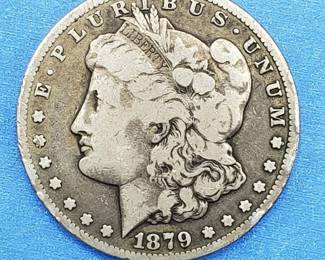1879-CC Morgan Silver Dollar