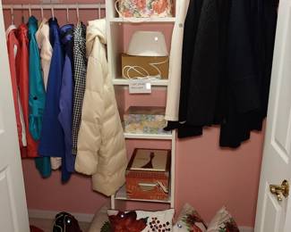 coats, pillows