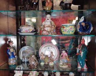 oriental figures, buddah, monkey figures