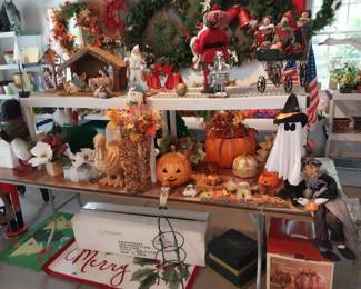Christmas, Halloween, fall decor
