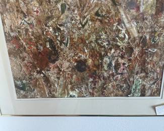 Mixed media art with shells and feathers and bits of stuff
Kind of cool