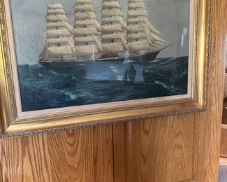 Oil on canvas between 2 pieces of glass
Early provenance on the back