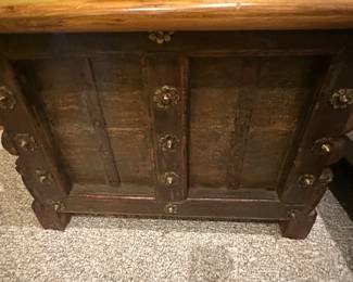 Very interesting nightstand
Made out of some old wood in the front
Custom made