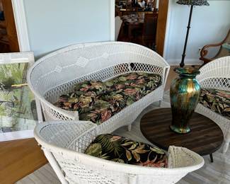 Haywood Wakefield 1940’s wicker set