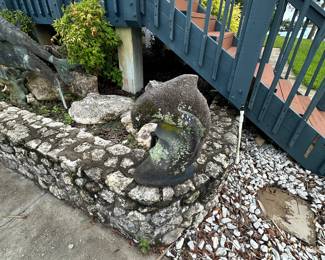Pair of 1950’s vintage dolphins concrete
