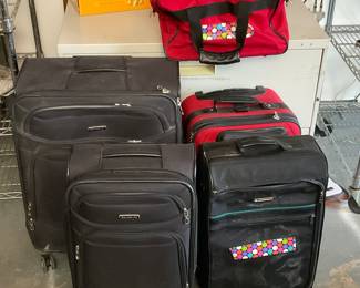 Lot of Travel Luggage and Bags