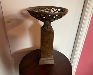 Vintage Decorative Pedestal Bowl