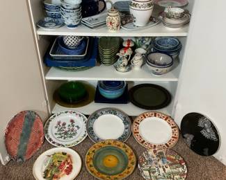 Colorful Collectible Plates and Dishware from Around the World