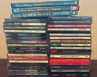 Lot of CDs and Travel Guides