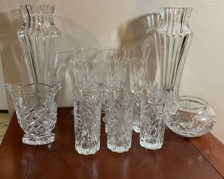 Vintage Cut Crystal Glassware