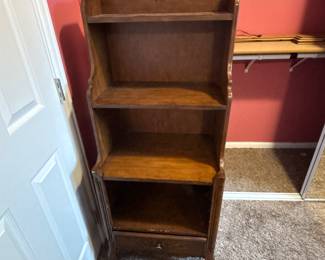 Vintage Wooden Bookshelf