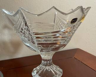 Crystal Candy Dish and Glass Dome Cloche