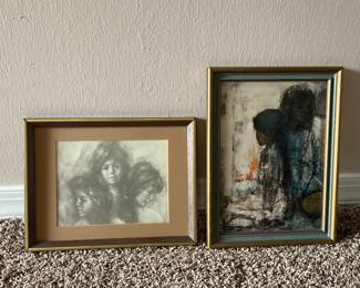 Lot of Two Framed Artworks