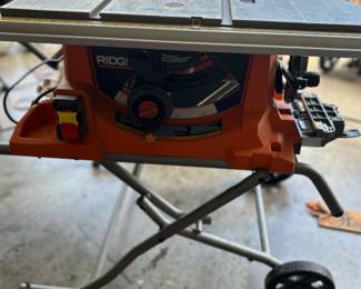 Ridgid portable table saw