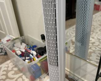 Tower fan with remote