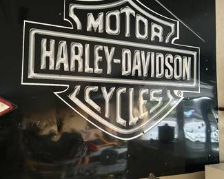 Metal sign