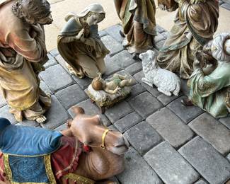 Large nativity scene