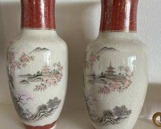Vintage Japanese vases