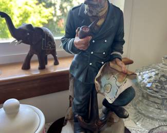 Vintage Japanese sea captain figurine