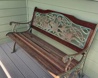 Pretty outdoor bench