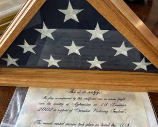Flag, certified aerial flight
