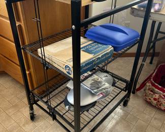 Kitchen island cart