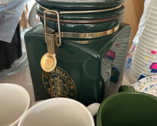 Mugs and canisters