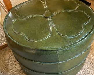 Cool vintage little ottoman foot stool