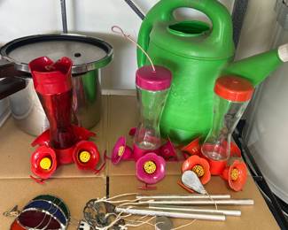 Hummingbird feeders and other gardening things