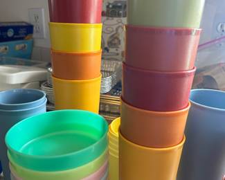 Lots of Tupperware