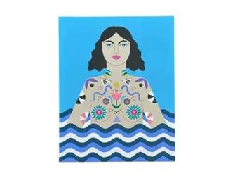 Caris Reid "Water Warrior Day" Painting