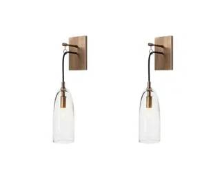 Holly Hunt Lure Sconces by Alison Berger Glassworks, Pair
