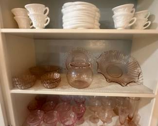 Beautiful milk glass