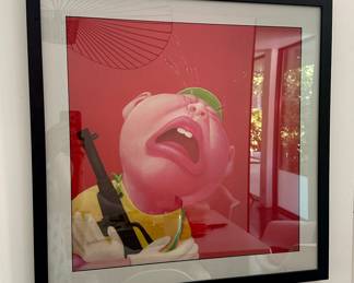 Crying Baby print. Yin Jun (b. 1974)