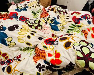 Queen duvet cover and duvet insert