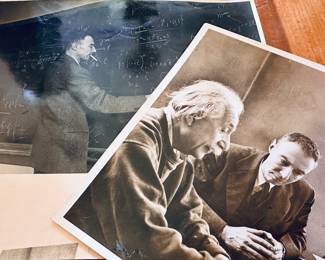 Vintage black and white photographs with Time/Life stamps