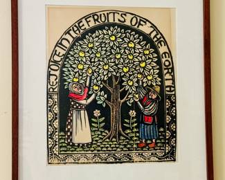 Mary Azarian "Rejoice in the Fruits of the Earth"