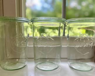 Weck storage jars