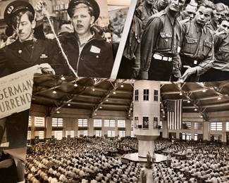 Vintage black and white photographs 