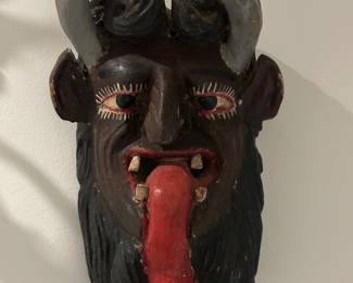 One of many tribal masks