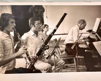 Vintage black and white photograph