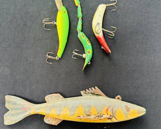 Vintage fishing lures