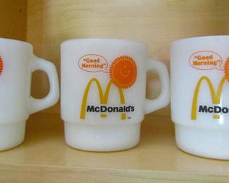 Vintage McDonald's coffee mugs