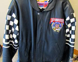 Nascar 50th Anniversary leather jacket