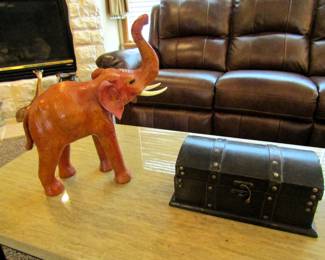 Leather elephant