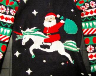 Fun lite-up Santa sweater