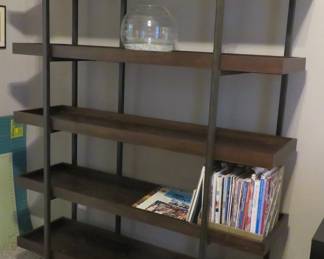 There are 2 of these urban style bookcases for sale.