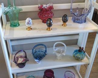 Fenton glass, many new with tag